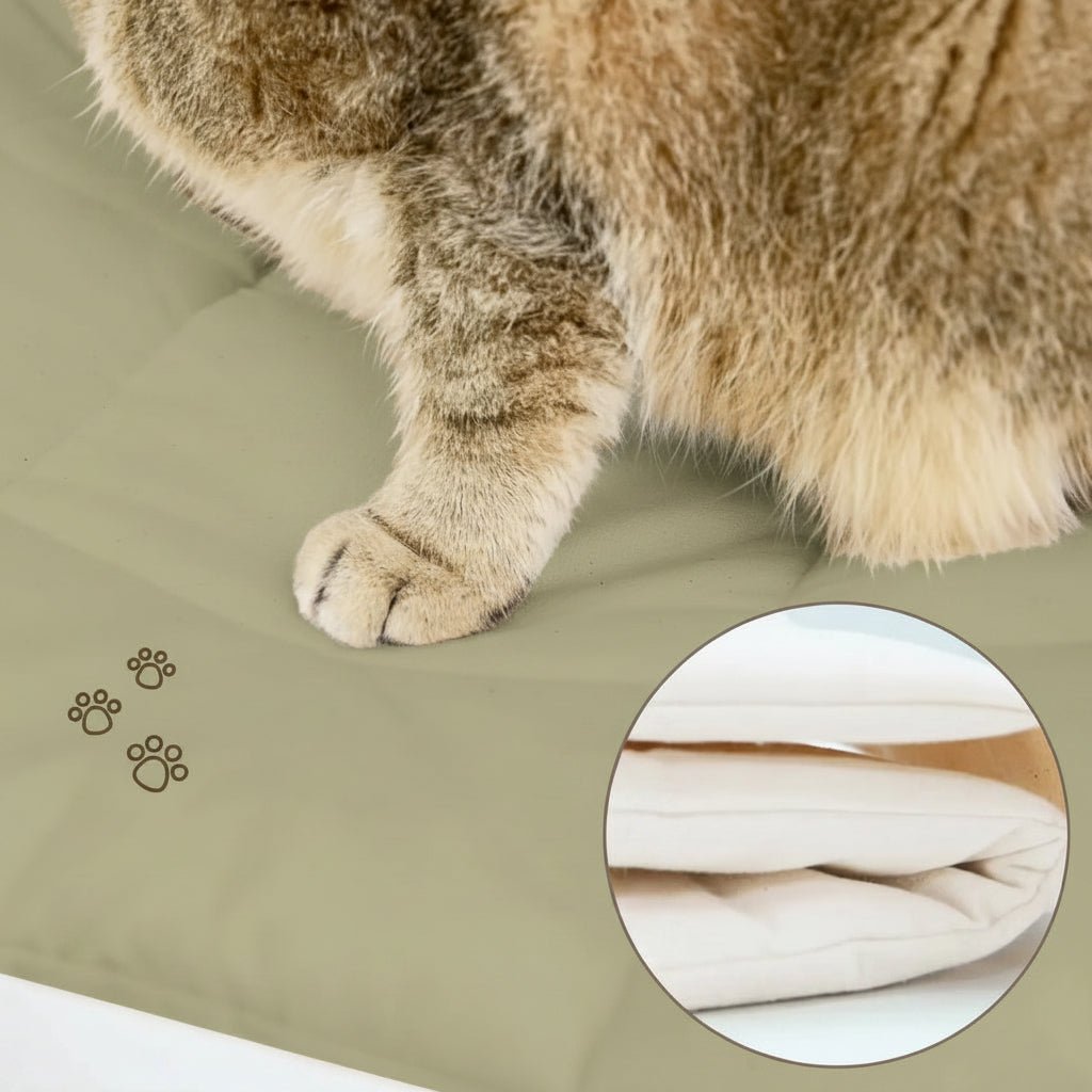 hamac mural pour chat matiere qualite tissu