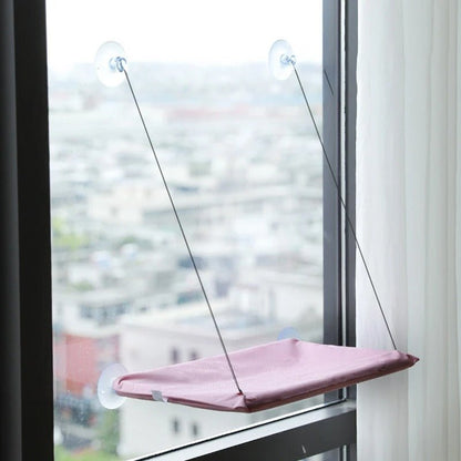 hamac pour chat fenêtre de variante rose