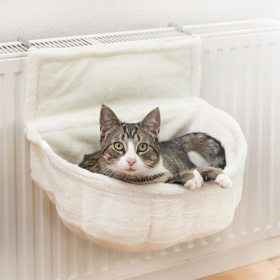 hamac radiateur pour chat chat detente pattes en dehors