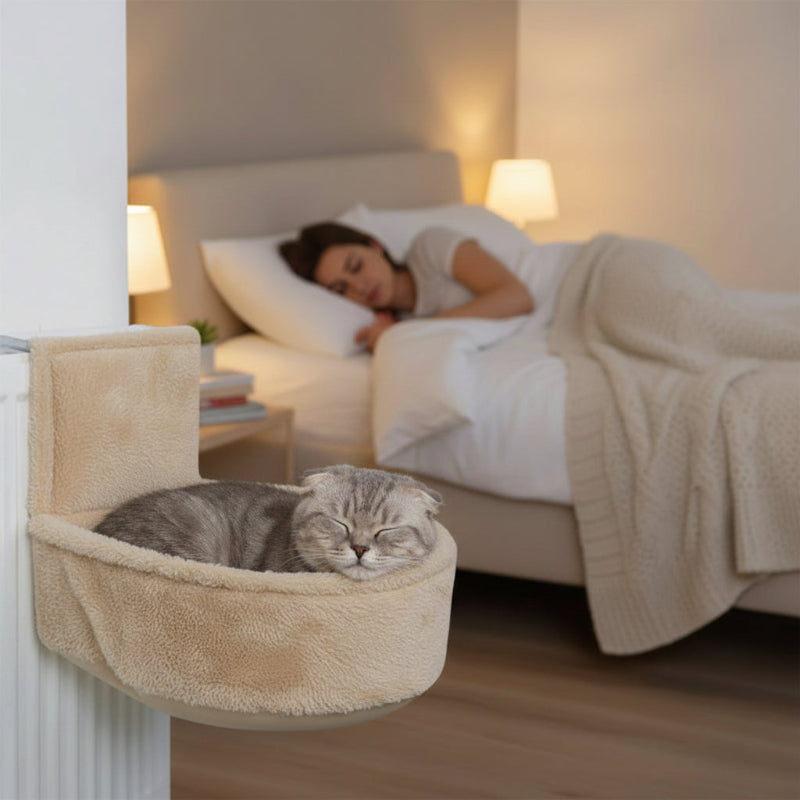 hamac radiateur pour chat chat endormi