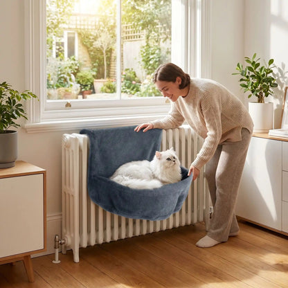 hamac radiateur pour chat moment complice chat et maitre