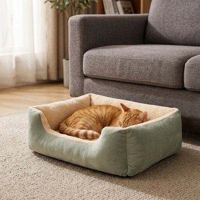 lit pour chat chat repos paisible