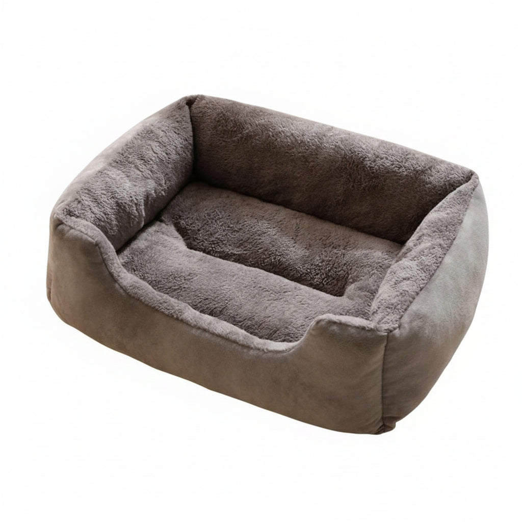 lit pour chat gris fonce