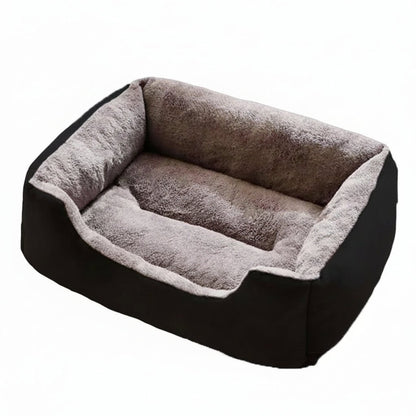 lit pour chat noir et gris fonce