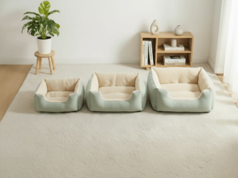 lit pour chat trois formats