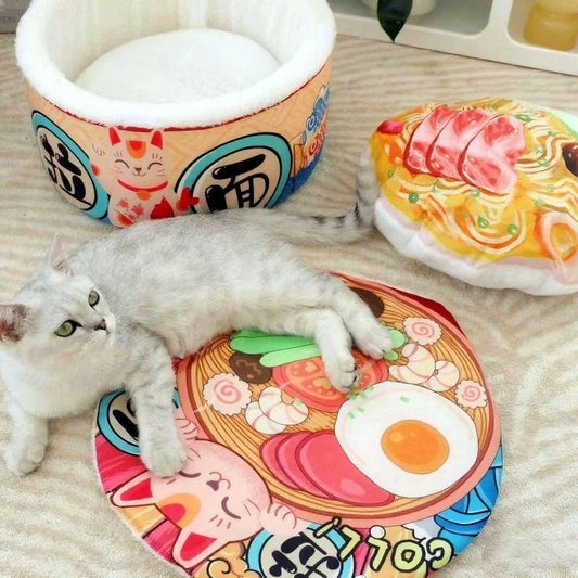 panier maison pour chat bol coussin couvercle
