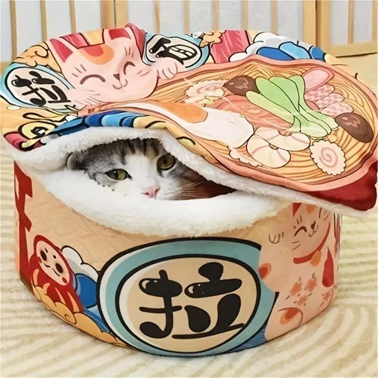 panier maison pour chat cocon cachette chat