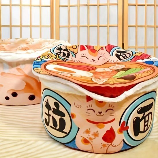 panier maison pour chat version fermee